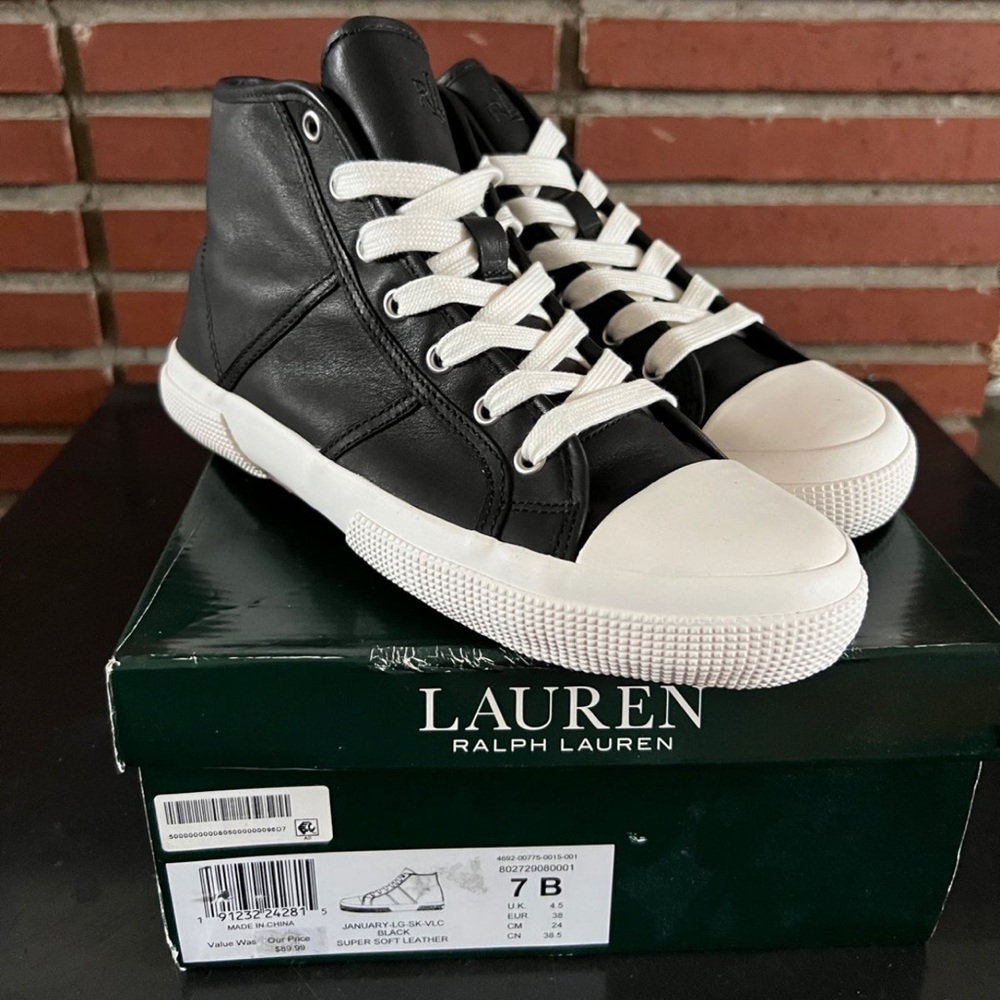 Lauren Ralph Lauren Women’s January Lace-Up Sneakers Size 7